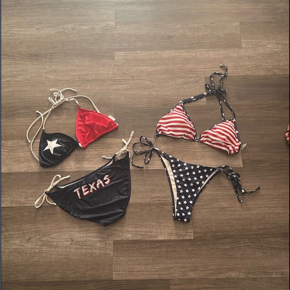 Victoria Beckham for Target Red and White Bikini